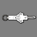 Key Clip W/ Key Ring & Deer Head Key Tag